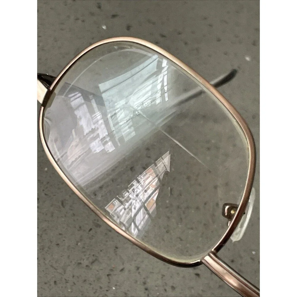 Vintage On Guard Aviator Eyeglasses Frame ONLY OG Z87 2 54-17-140 W GUARD Bronze